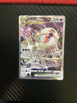 Deoxys VSTAR GG46/GG70 Pokemon Crown Zenith Full Art Card NM - Image 1