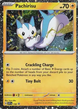 Pachirisu (158), SV: Scarlet & Violet Promo Cards, Holo, Promo - Image 1