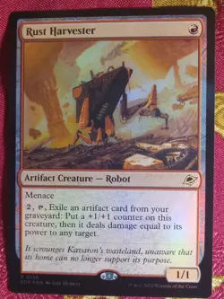 FOIL Rust Harvester Edge of Eternities Magic The Gathering MTG REd Rare Card - Image 1