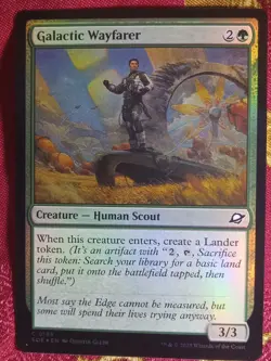 FOIL Galactic Wayfarer Edge of Eternities Magic The Gathering MTG Green Card - Image 1