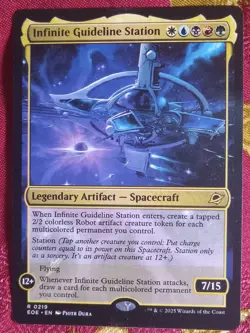 Infinite Guideline Station Edge of Eternities Magic The Gathering MTG Rare Card - Image 1