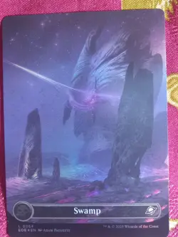 18 FOIL Edge of Eternities LANDS Cards Lot Magic The Gathering MTG see pics - Image 1