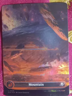 18 FOIL Edge of Eternities LANDS Cards Lot Magic The Gathering MTG see pics - Image 2