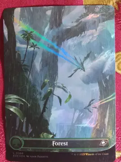 18 FOIL Edge of Eternities LANDS Cards Lot Magic The Gathering MTG see pics - Image 3