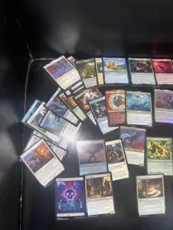 Magic: The Gathering Cards Lot8 14 Rare Cards 110 Cards All Together Foil Aswell - Image 3