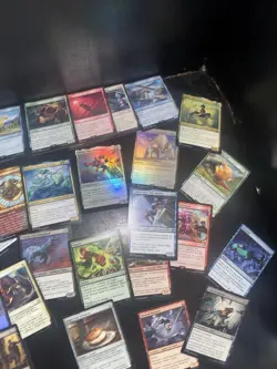 Magic: The Gathering Cards Lot8 14 Rare Cards 110 Cards All Together Foil Aswell - Image 4