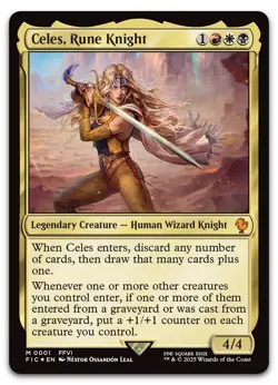 Celes, Rune Knight #1 (NM) Final Fantasy FIC Magic MTG - Image 1