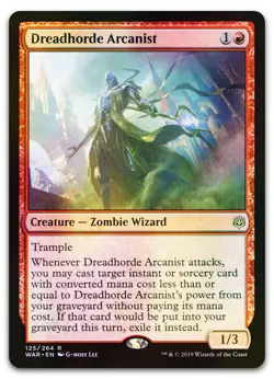 Dreadhorde Arcanist #125 (Foil) (NM) War of the Spark WAR Magic MTG - Image 1