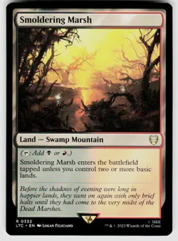 Smoldering Marsh - 332 - NM - Commander: The Lord of the Rings - Image 1