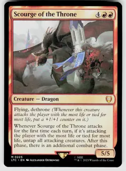Scourge of the Throne - 225 - NM - Commander: The Lord of the Rings - Image 1