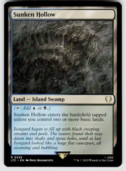 Sunken Hollow - 335 - NM - Commander: The Lord of the Rings - Image 1