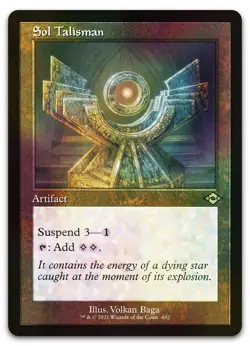 Sol Talisman (Retro Frame) #432 (Foil) (NM) Modern Horizons 2 MH2 Magic MTG - Image 1