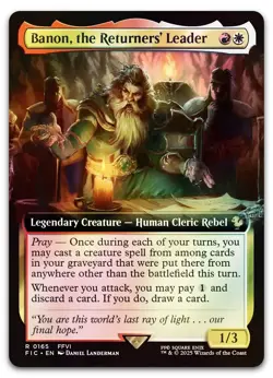 Banon, the Returners' Leader (Extended Art) #165 (Foil) NM Final Fantasy - Image 1