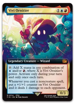 Vivi Ornitier (Extended Art) #514 (NM) Final Fantasy FIN Magic MTG - Image 1
