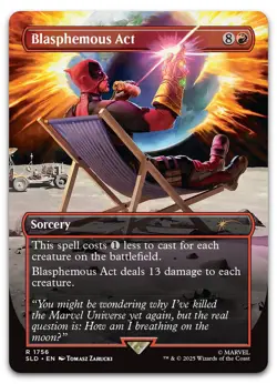 Blasphemous Act (1756) #1756 (NM) Secret Lair Drop SLD Magic MTG - Image 1