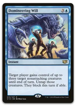 Domineering Will #13 (LP) Commander 2014 C14 Magic MTG - Image 1