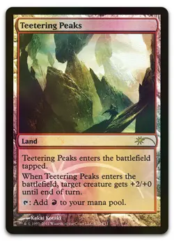 Teetering Peaks #9 (Foil) (LP) FNM Promos FNM Magic MTG - Image 1