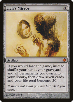 Lich's Mirror #210 (Foil) (MP) Shards of Alara ALA Magic MTG - Image 1