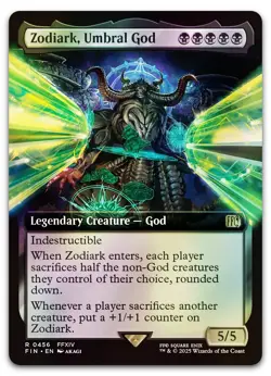 Zodiark, Umbral God (Extended Art) #456 (Foil) (NM) Final Fantasy FIN Magic MTG - Image 1