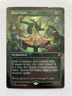 MTG Food Chain BORDERLESS FOIL 0133 TMC - Image 1