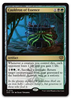 Cauldron of Essence #179 (NM) Secrets of Strixhaven SOS Magic MTG - Image 1