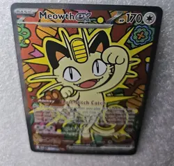 Meowth ex 121/088 ENGLISH Special Illustration Rare - Perfect Order SIR Pokemon - Image 4