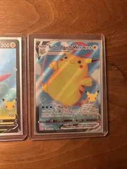 Surfing Pikachu & Flying Pikachu V & VMAX Set Pokemon TCG Celebrations Near Mint - Image 4