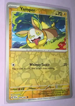 Yamper 030/094 Me02: Phantasmal Flames Reverse Holo - Pokemon TCG NM - Image 1