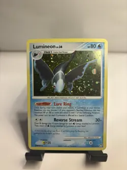 Pokemon TCG Lumineon #11 Mysterious Treasures Holo Rare Card 11/123 - Image 1