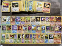 Huge Collection Bulk Lot of 329 Jungle/Team Rocket/ 1st ed Pokemon Cards Vintage - Image 1