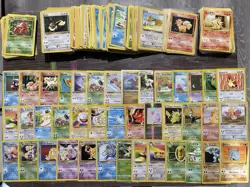 Huge Collection Bulk Lot of 329 Jungle/Team Rocket/ 1st ed Pokemon Cards Vintage - Image 2