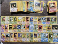Huge Collection Bulk Lot of 329 Jungle/Team Rocket/ 1st ed Pokemon Cards Vintage - Image 3