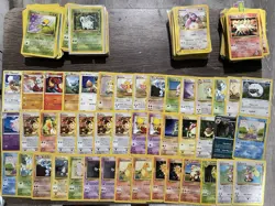 Huge Collection Bulk Lot of 329 Jungle/Team Rocket/ 1st ed Pokemon Cards Vintage - Image 5