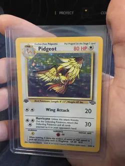 Pokemon Jungle Pidgeot 1st Edition Holo Rare 8/64 1999 WOTC LP/NM - Image 1