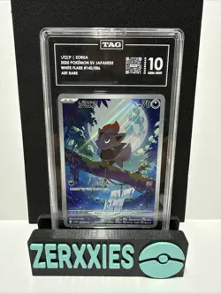Pokemon Zorua 140/086 SV11W White Flare Art Rare Holo TAG 10 Japanese 2025 #04 - Image 1