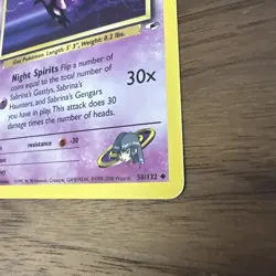 Pokemon TCG Sabrina's Haunter Gym Heroes 58/132 LP+ - Image 2