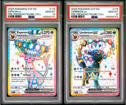 PSA 10 SEQUENTIAL ESPEON EX 175 UMBREON EX 176 BLACK STAR PROMO POKEMON 😍 - Image 1