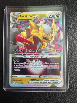 Pokemon Giratina VSTAR Holo Ultra Rare TCG Lost Origin Card 131/196 - Image 1