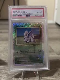 Pokemon Nidoran 83/110 Legendary Collection 2002 Reverse Holo Common PSA 6 - Image 1