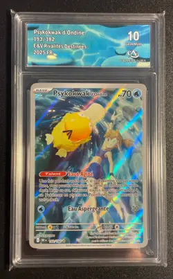 Carte Pokemon Psykokwak d'Ondine Collect Aura 10 193/182 Rivalites Destinees FR - Image 1