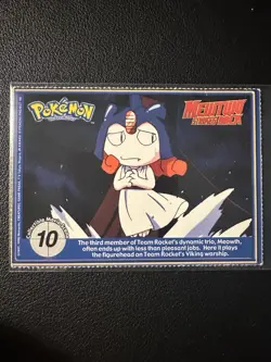 Mewtwo #150 Burger King Exclusive Mewtwo Strikes Back PokeTrivia 1999 Pokemon - Image 2