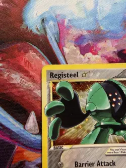 2006 POKEMON EX LEGEND MAKER GOLD STAR #92 REGISTEEL-HOLO - Image 2