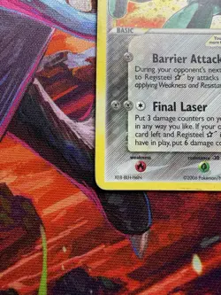 2006 POKEMON EX LEGEND MAKER GOLD STAR #92 REGISTEEL-HOLO - Image 4