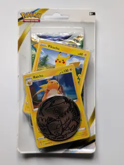 X3 Pokemon Sword & Shield Brilliant Stars Blister Lot of 3 Riachu Pikachu - Image 2