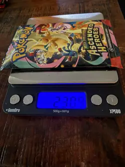 2026 Pokemon Ascended Heroes Booster Pack 23.09G (Ex Heavy) (Poss God Pack!!) - Image 1