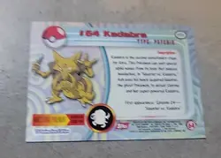 1999 TOPPS POKEMON TOPPS RED LOGO KADABRA #64 - Image 2