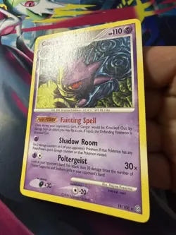 Pokemon TCG Gengar #18/100 English Non-Holo Rare Diamond & Pearl Stormfront - Image 4