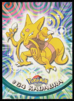 1999 Topps Pokemon TV Animation Series 1 Kadabra Green Logo #64 - Image 1