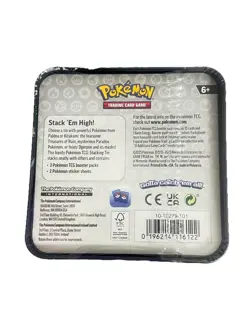 Pokemon TCG: Stacking Tin (Q1 2025) Treasures of Ruin - Brand New Factory Sealed - Image 3