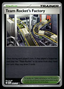 Team Rocket's Factory 203/217 ME: Ascended Heroes Pokemon Reverse Holo NM/M - Image 1
